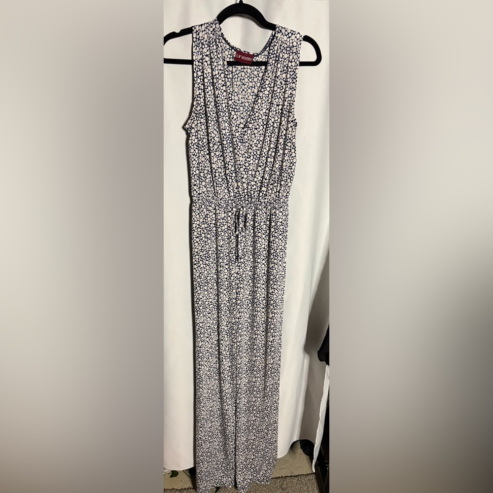 Patterned Sleeveless Jumpsuit - Picture 1 of 1